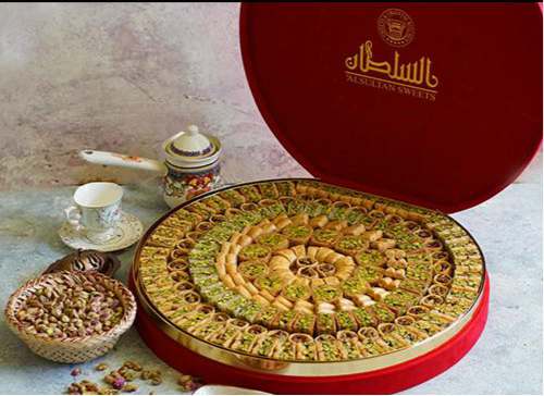Sammet Baklava mixed med cashewnötter och pistagenötter (1750g)
